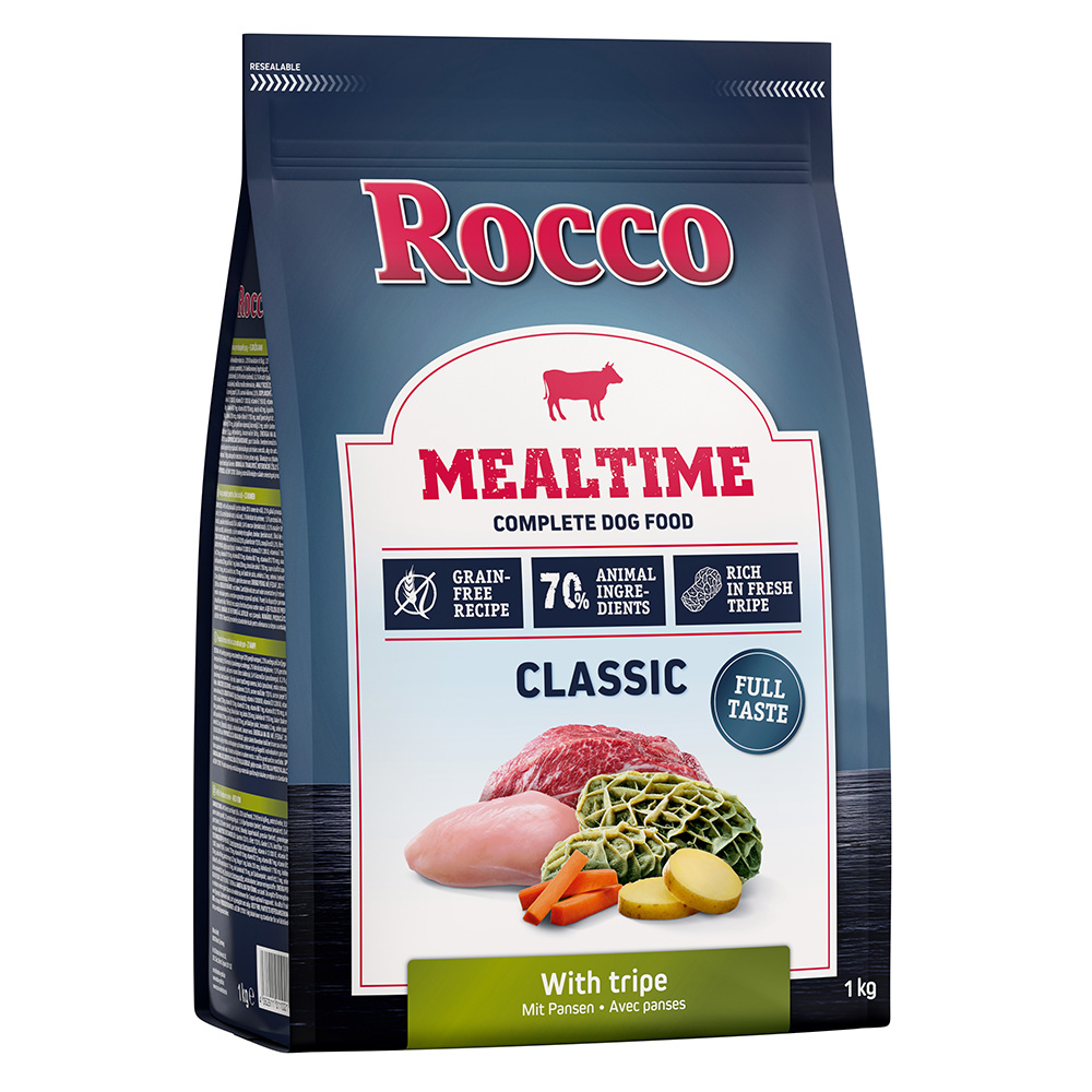 10% Rabatt! Rocco Mealtime 1kg zum Probierpreis! - Mealtime 1 kg Adult mit Pansen von Rocco