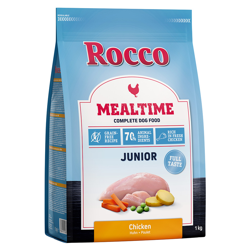 10% Rabatt! Rocco Mealtime 1kg zum Probierpreis! - Mealtime 1 kg Junior Huhn von Rocco