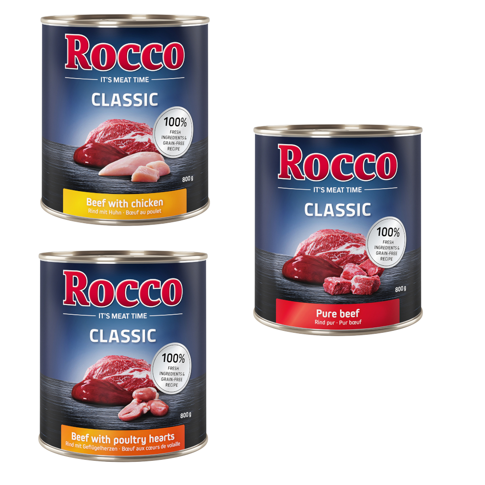 10% Rabatt! Rocco Probiermix 6 x 400 g / 6 x 800 g  6 x 800g: Topseller-Mix von Rocco