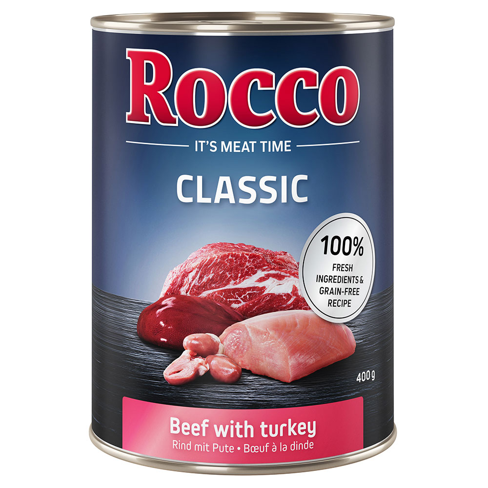 15% Rabatt! Rocco Classic Rind 6 x 400 g zum Probierpreis! - Rind mit Pute von Rocco