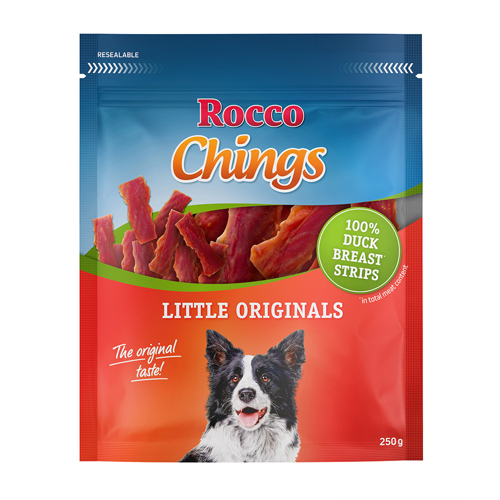 Rocco Chings Little Originals 250 g  - in kurzen Streifen  - Entenbrust in kurzen Streifen 4 x 250 g von Rocco