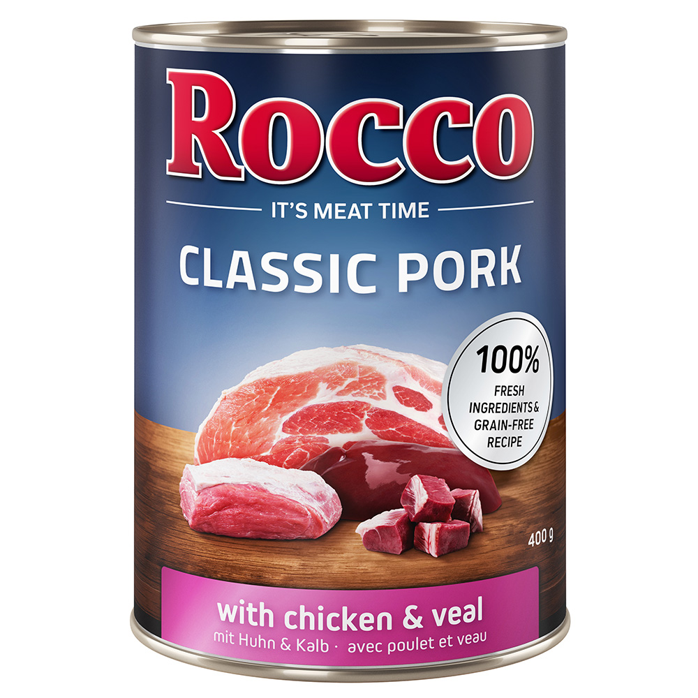 Rocco Classic Pork 6 x 400g Huhn & Kalb von Rocco