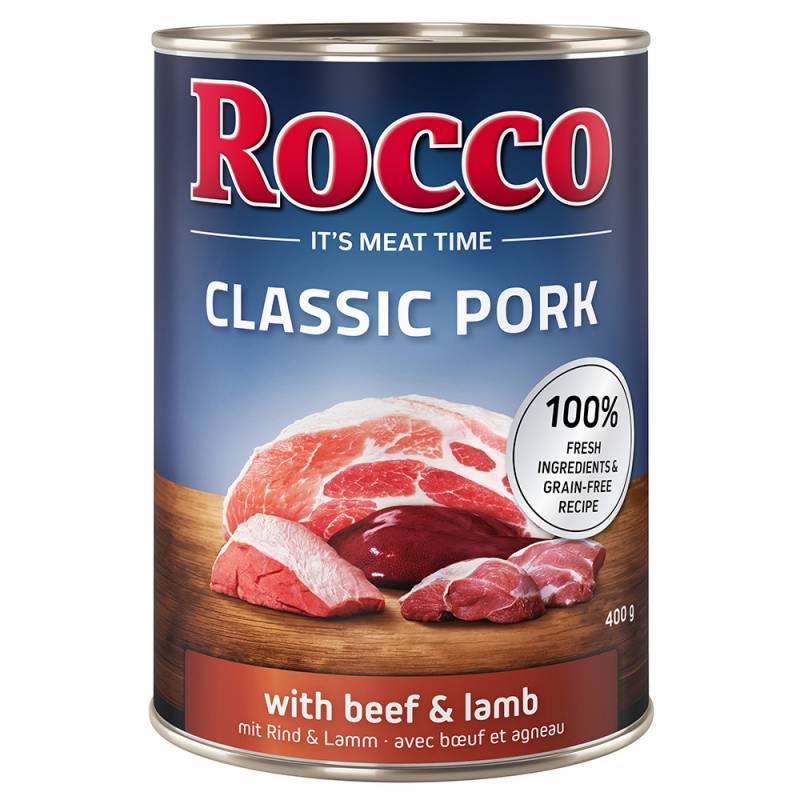 Rocco Classic Pork 6 x 400g Rind & Lamm von Rocco