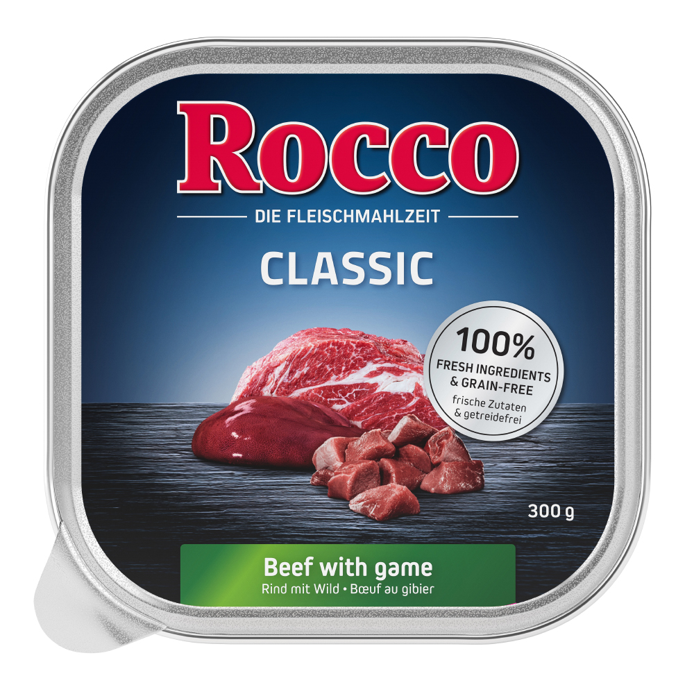 Rocco Classic Schale 9 x 300 g - Rind mit Wild von Rocco