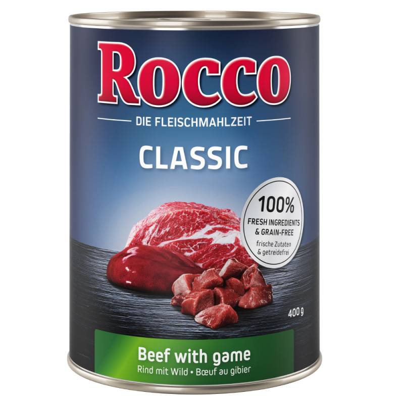 Rocco Einzeldose 1 x 400 g - Probierpreis! - Classic: Rind mit Wild von Rocco