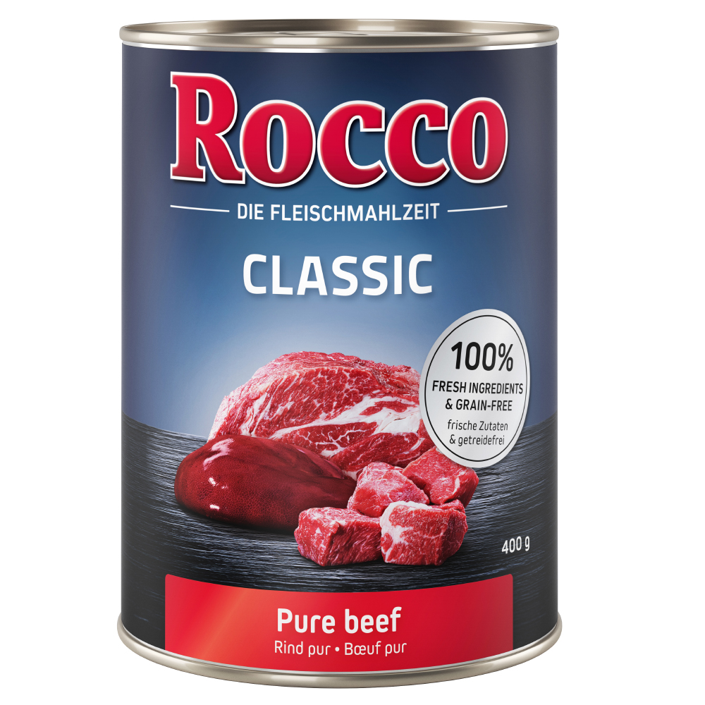 Rocco Einzeldose 1 x 400 g - Probierpreis! - Classic: Rind pur von Rocco