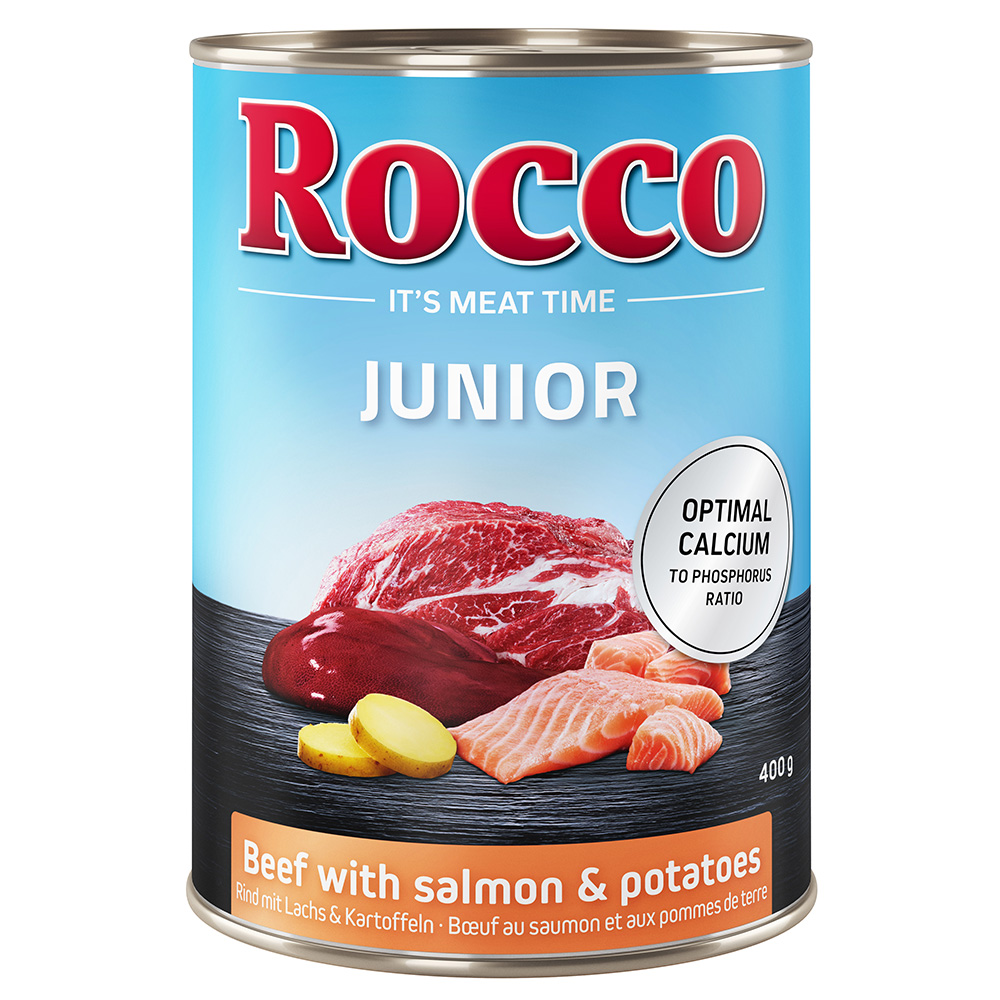 Rocco Junior 6 x 400 / 800 g 6 x 400 g: Rind mit Lachs und Kartoffeln von Rocco