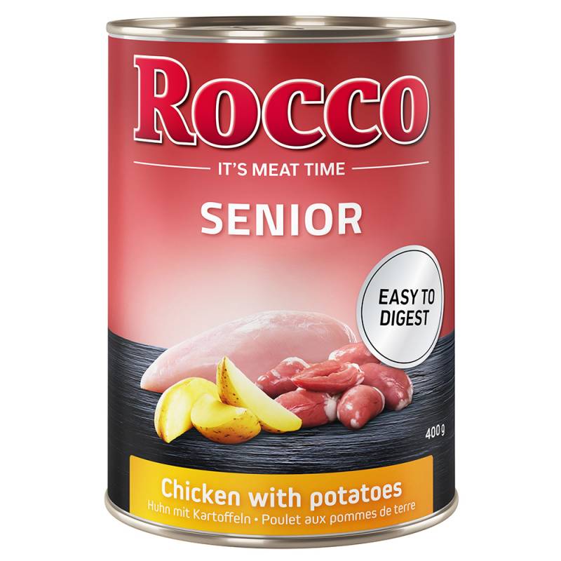 Rocco Senior 6 x 400 g - Huhn mit Kartoffeln von Rocco