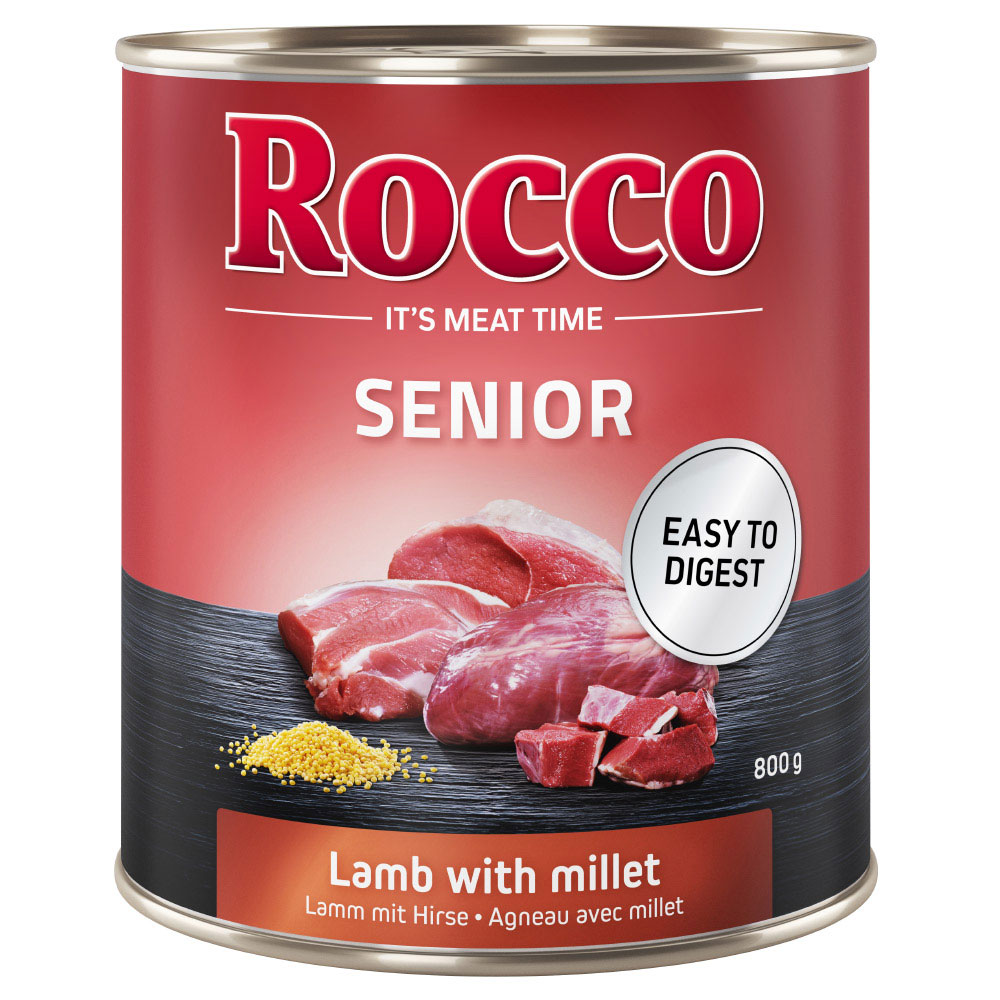 Rocco Senior 6 x 800 g - Lamm mit Hirse von Rocco