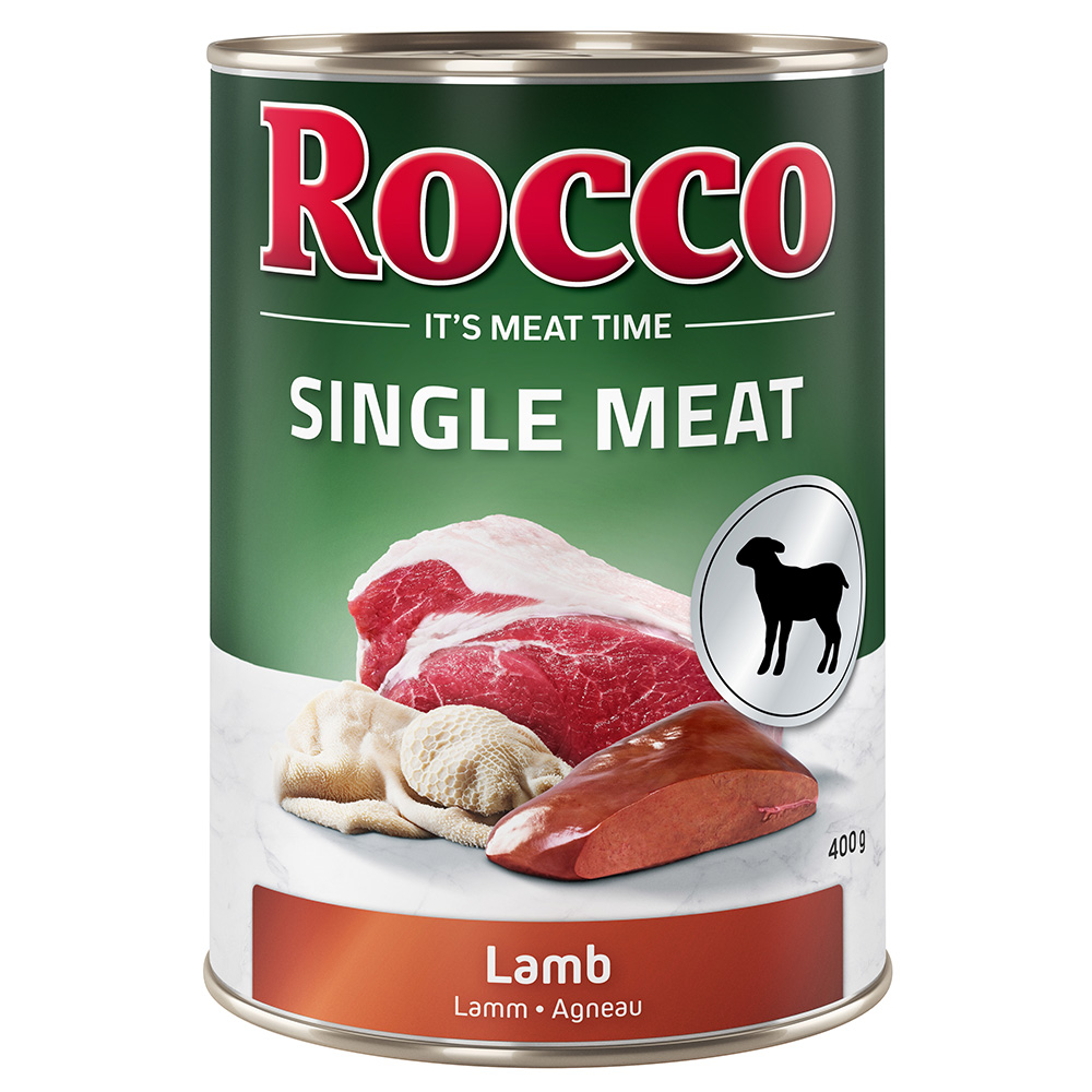 Rocco Single Meat 6 x 400 g / 800 g 6 x 400 g: Lamm von Rocco