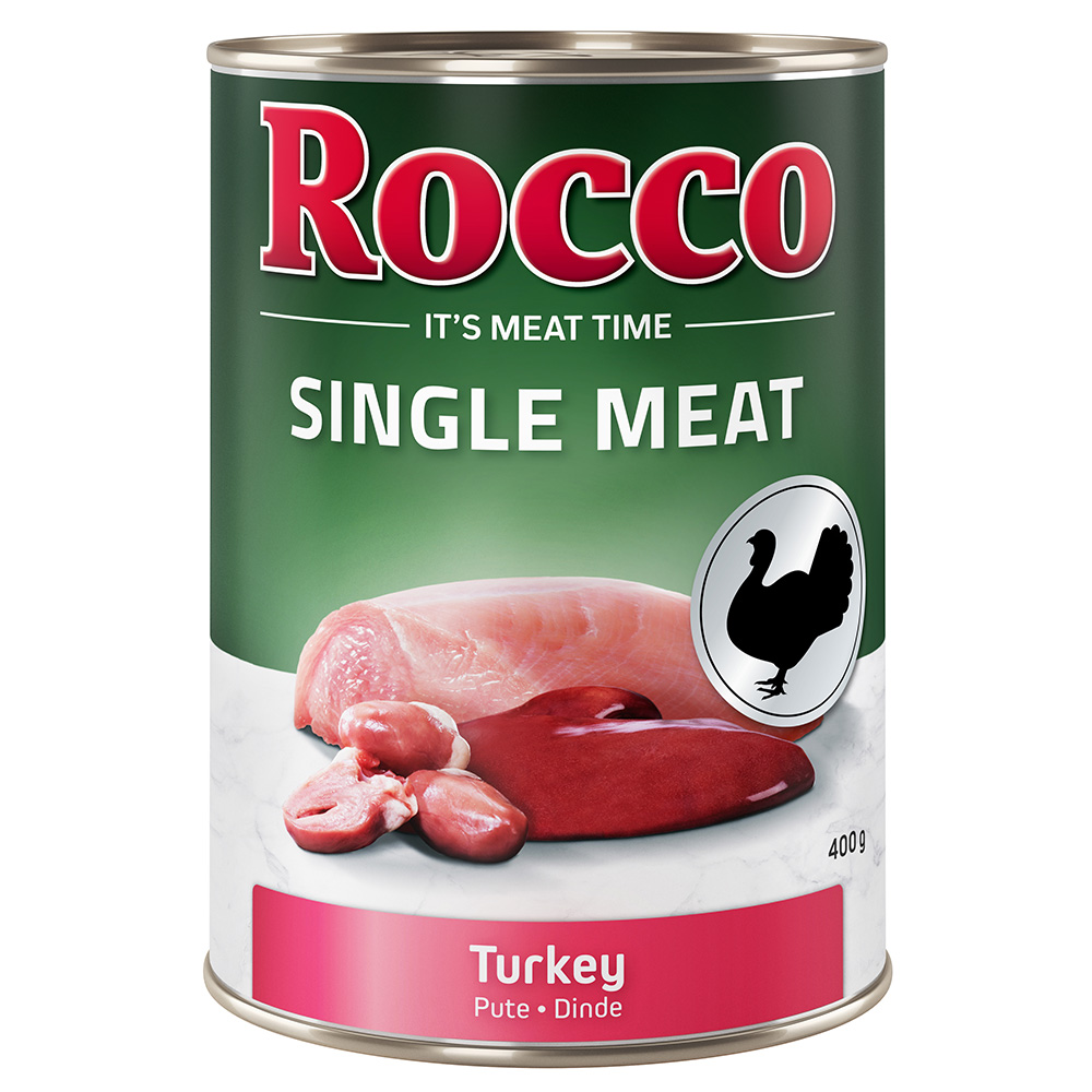 Rocco Single Meat 6 x 400 g / 800 g Pute: 6 x 400 g von Rocco