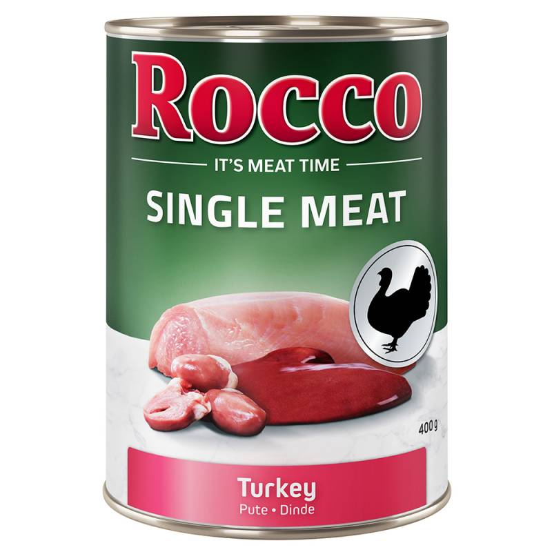 Rocco Single Meat 6 x 400 g / 800 g 6 x 400 g: Pute von Rocco