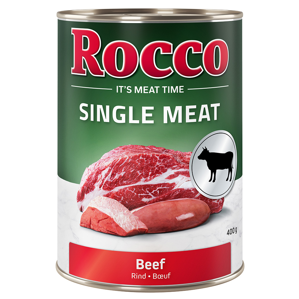 Rocco Single Meat 6 x 400 g / 800 g 6 x 400 g: Rind von Rocco