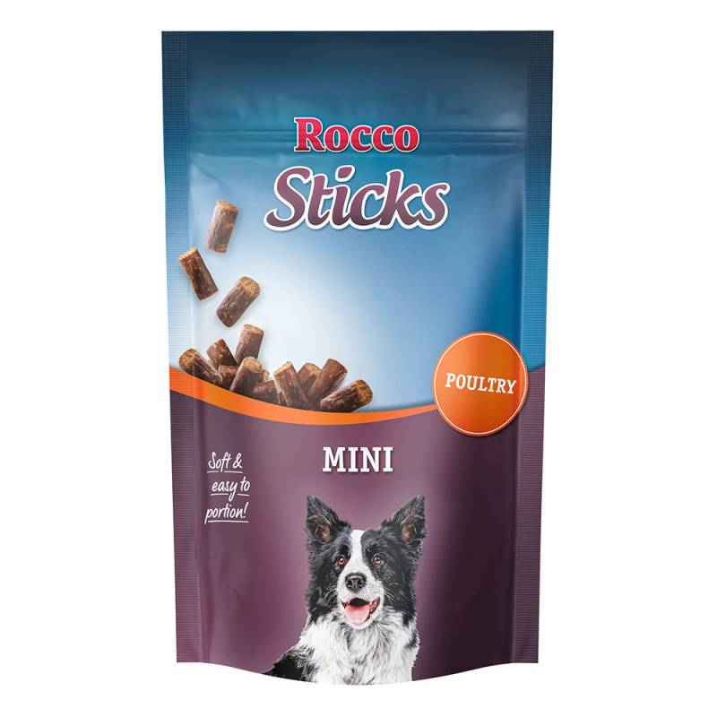 Rocco Sticks Mini 100 g / Sparpaket % - mit Geflügel 3 x 100 g von Rocco