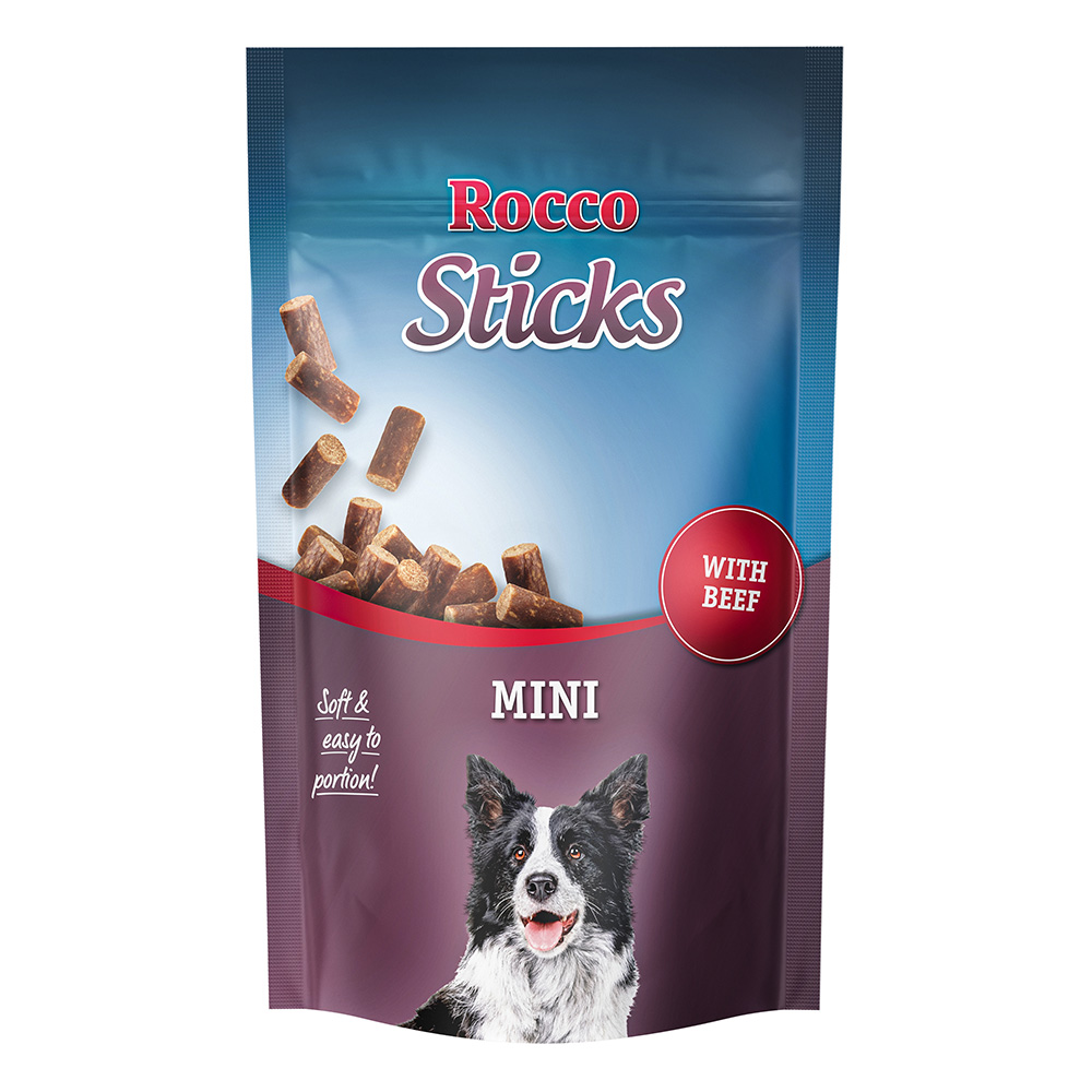 Rocco Sticks Mini 100 g / Sparpaket % - mit Rind 3 x 100 g von Rocco