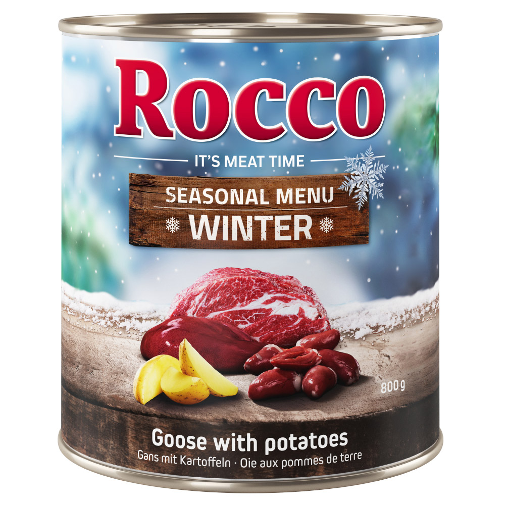 Rocco Winter-Menü: Sonderedition für begrenzte Zeit 24 x 800 g: Rind mit Gans & Kartoffeln von Rocco