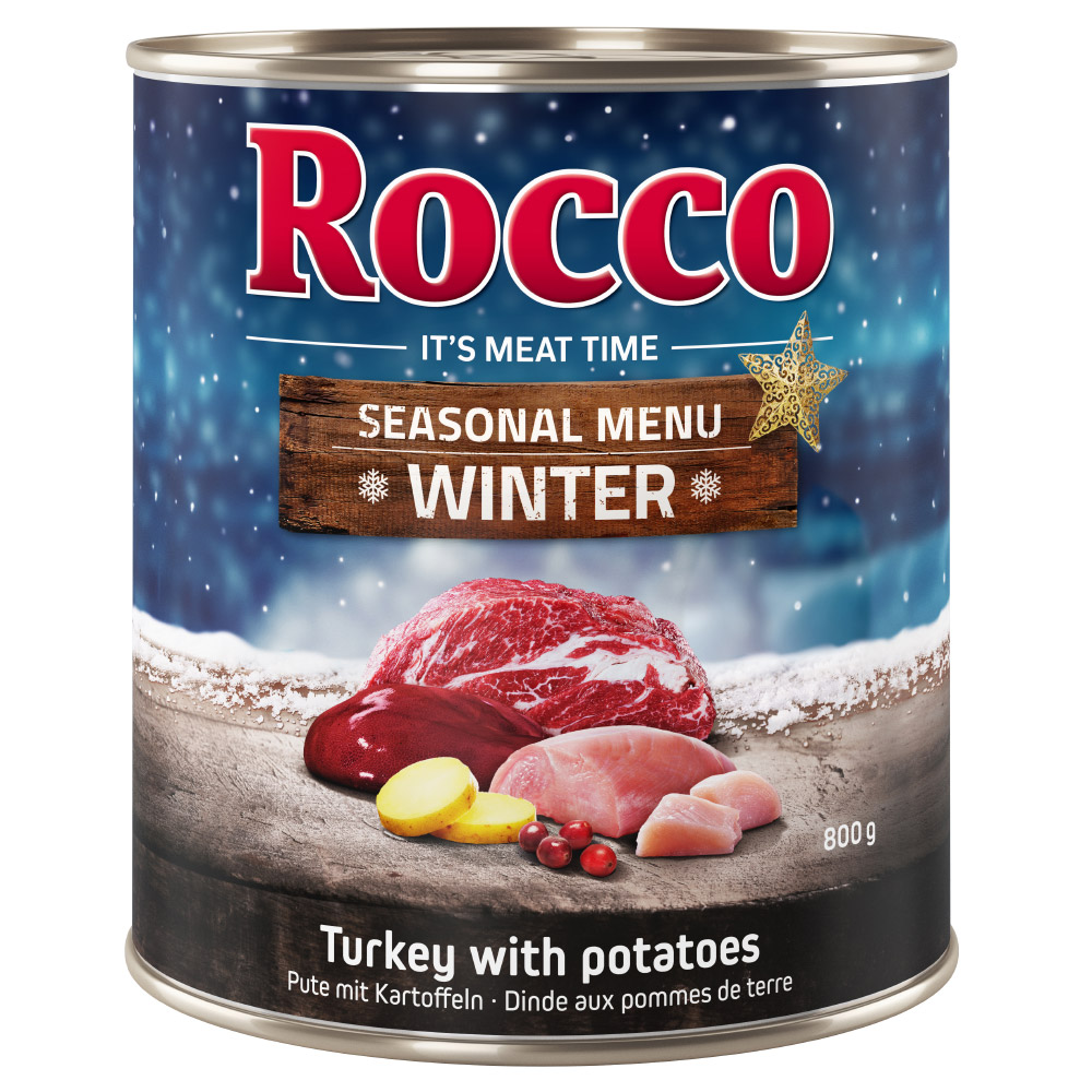 Rocco Winter-Menü: Sonderedition für begrenzte Zeit 24 x 800 g: Rind mit Pute & Kartoffeln von Rocco