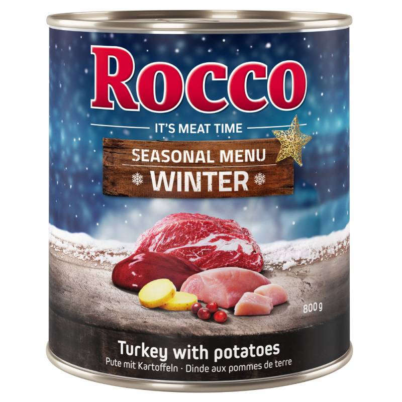 Rocco Winter-Menü: Sonderedition für begrenzte Zeit 6 x 800 g: Rind mit Pute & Kartoffeln von Rocco