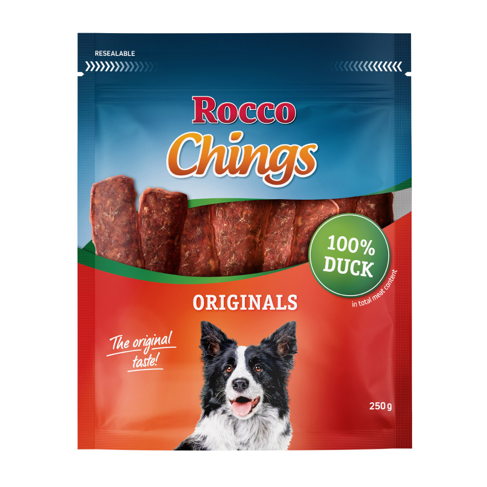 Rocco Chings Originals - Sparpaket - Entenbrust getrocknet 12 x 250 g von Rocco