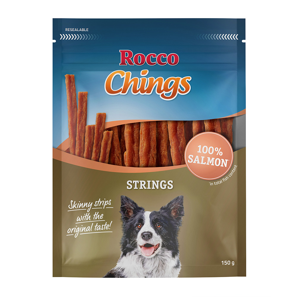 Rocco Chings Strings 150 / 200 g - Sparpaket % - Lachs 4 x 150 g von Rocco