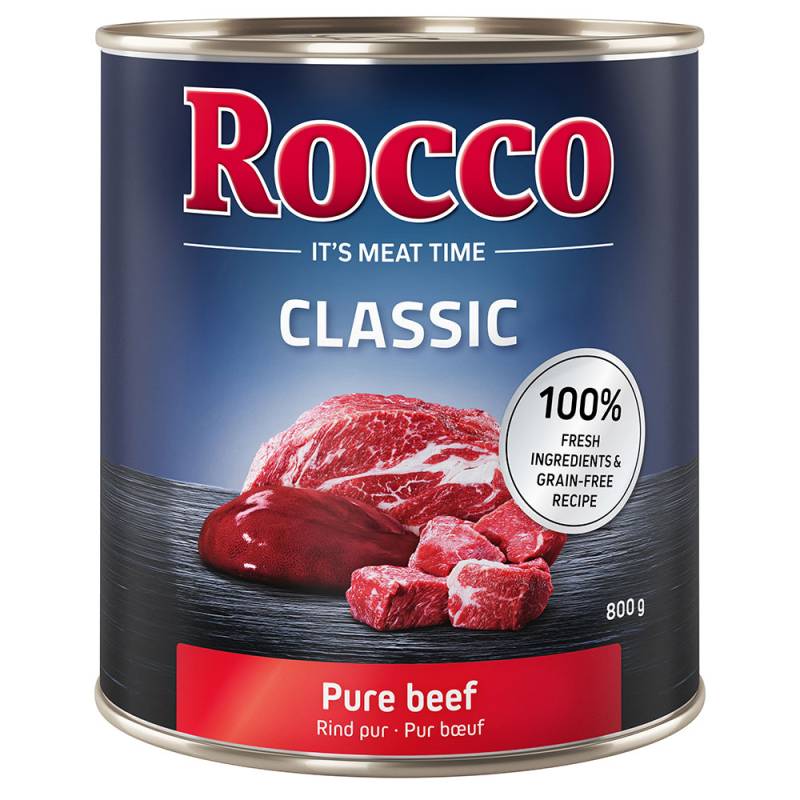 Sparpaket Rocco Classic 24 x 800 g zum Sonderpreis! - Rind pur von Rocco