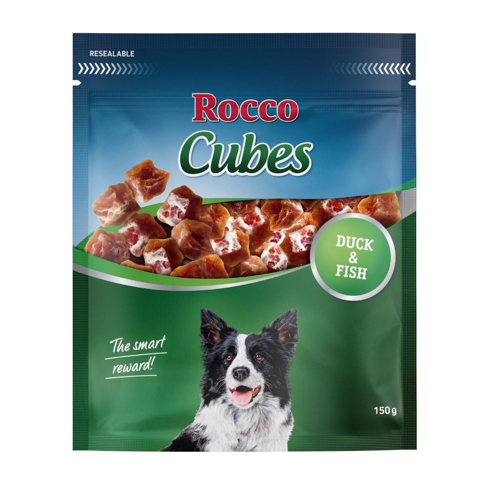 Rocco Cubes 150 g / Sparpaket % - Ente 12 x 150 g von Rocco