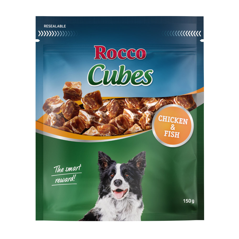 Rocco Cubes 150 g / Sparpaket % - Huhn 12 x 150 g von Rocco