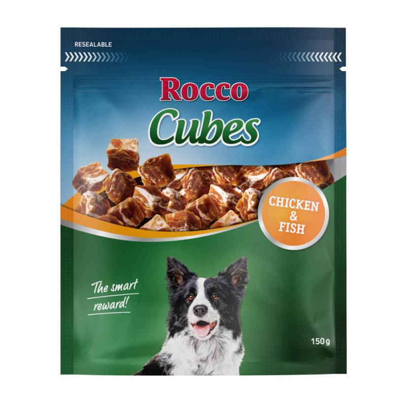 Sparpaket Rocco Cubes  - Huhn 4 x 150 g von Rocco