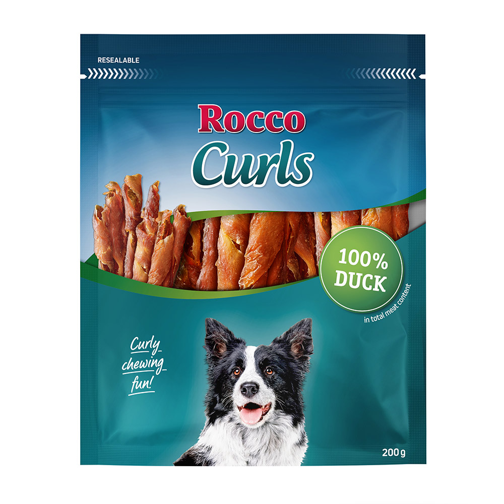 Rocco Curls 200 g / Sparpaket % - Ente 12 x 200g von Rocco