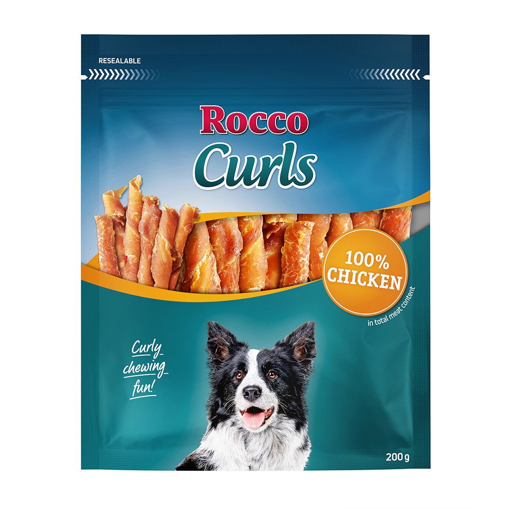 Rocco Curls 200 g / Sparpaket % - Huhn 12 x 200 g von Rocco