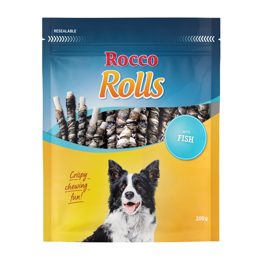 Sparpaket Rocco Rolls 6x / 12x 200 g - mit Fisch 12 x 200 g von Rocco