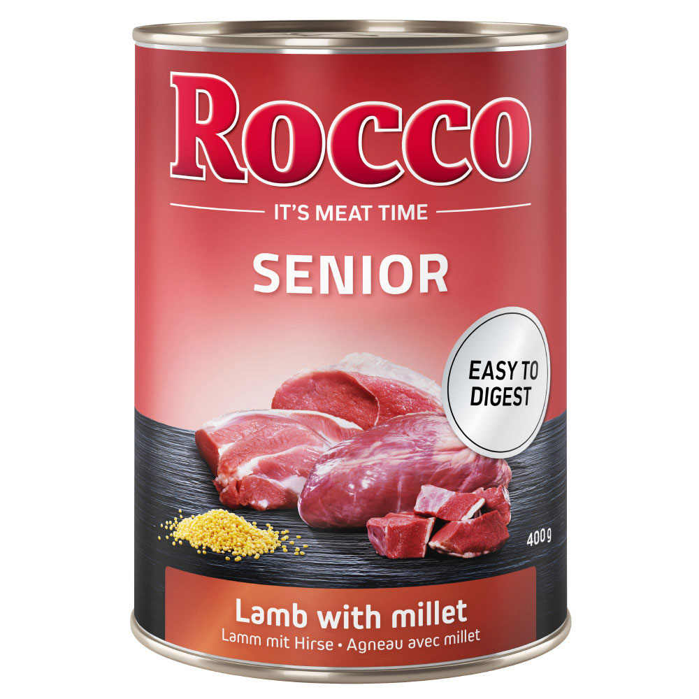 Sparpaket Rocco Senior 24 x 400 g - Lamm & Hirse von Rocco