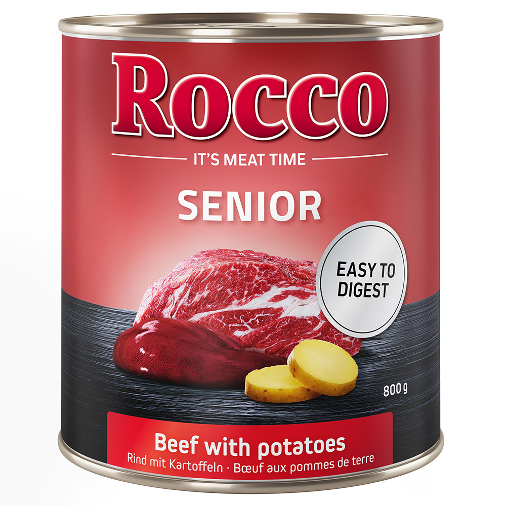 Top-Angebot Rocco Senior 24 x 800 g - Rind mit Kartoffeln von Rocco