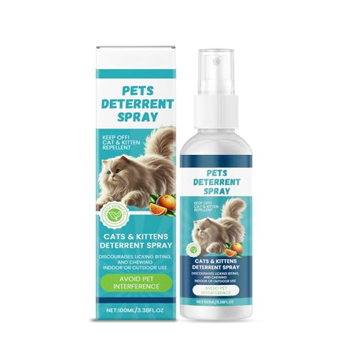 Rocky Green Katzenschreckspray, für den Innen- und Außenbereich, natürliche Zitrus- und Knoblauchformel, 100 ml von Rocky Green