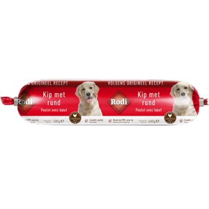 Rodi Wurst Huhn & Rind für den Hund 18 x 400 g von Rodi