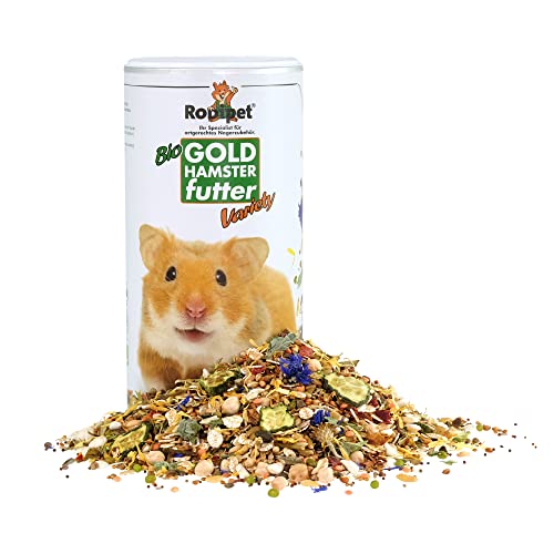 Rodipet Bio Goldhamsterfutter Variety 500 g, inkl. Portionslöffel von Rodipet