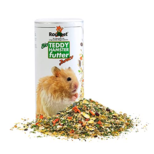 Rodipet Bio Teddyhamsterfutter Junior 500 g, inkl. Portionslöffel von Rodipet