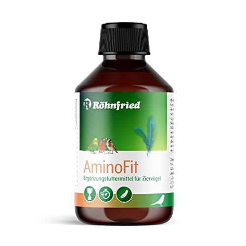 Röhnfried AminoFit 100ml | wichtige Vitamine & Aminosäuren für Sittiche, Wellensittich, Kanarienvogel, Papageien von Röhnfried