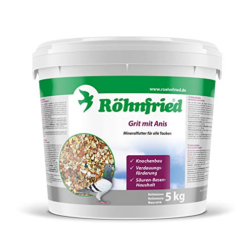 Röhnfried Grit mit Anis - optimierte Mineralien für Tauben (5 Kg) von Röhnfried