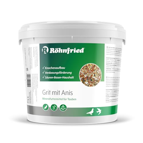 Röhnfried Grit mit Anis - optimierte Mineralien für Tauben (5 Kg) von Röhnfried