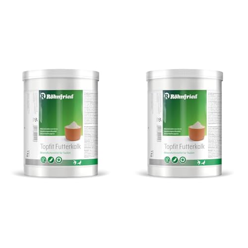 Röhnfried – TOPFIT Spezial Futterkalk | Mischung aus Vitaminen, Mineralstoffen und Spurenelementen für Tauben (1000 g) (Packung mit 2) von Röhnfried