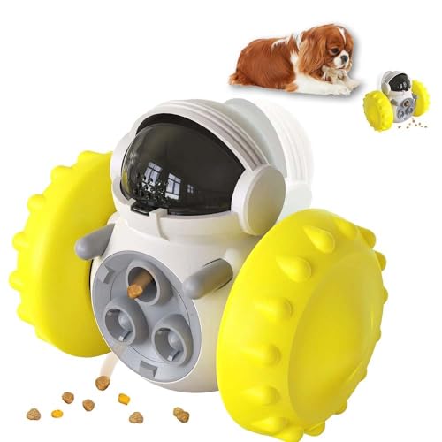 Roger Pet! Futterspender Interaktives Haustier Langsames Leckerli-Spielzeug, Hunde Futter Puzzle Feeder Spielzeug, Katze Slow Feeder Spielzeug für kleine Welpen, mittelgroße Hunde und Indoor-Katzen von Roger Pet!