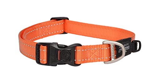 ROGZ HB06-D Utility Halsband/Fanbelt, L, orange von Rogz