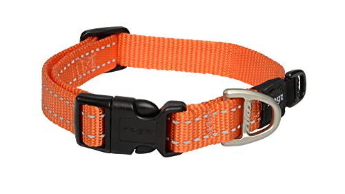 ROGZ HB11-D Utility Halsband/Snake, M, orange von Rogz