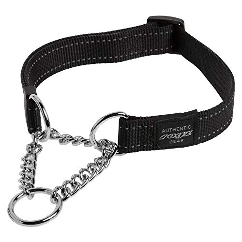 ROGZ HC06-A Utility Stop- Halsband/Fanbelt, L, schwarz von Rogz