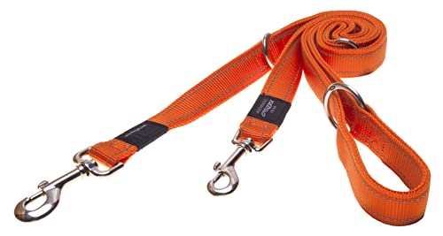 ROGZ HLM06-D Utility Leine/Fanbelt, L, orange von Rogz