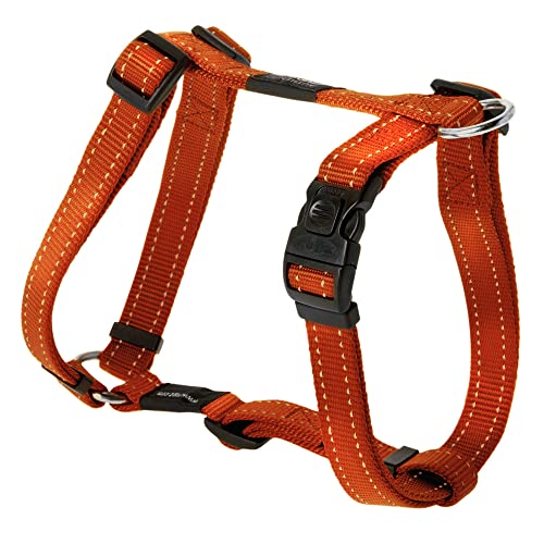 ROGZ SJ06-D Utility Hundegeschirr/Fanbelt, L, orange von Rogz