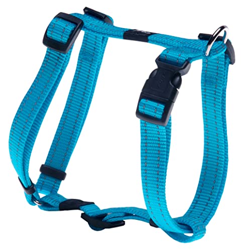 ROGZ SJ11-F Utility Hundegeschirr/Snake, M, hellblau von Rogz