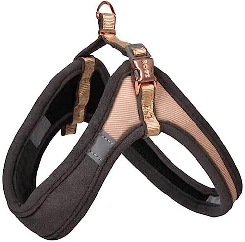 ROGZ Urban Harness Hundegeschirr, Größe S, 34–40 cm, goldfarben von Rogz