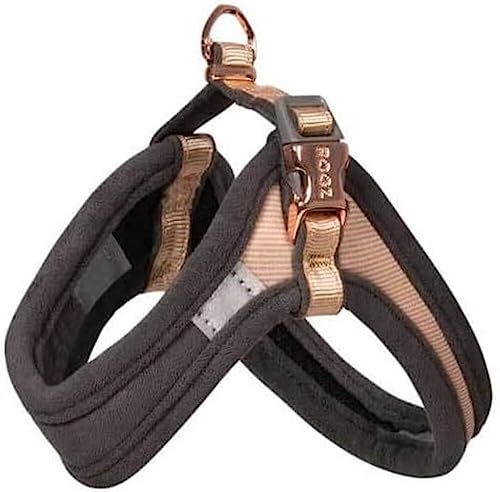 ROGZ Urban Harness Hundegeschirr, Größe XS, 26–30 cm, goldfarben von Rogz